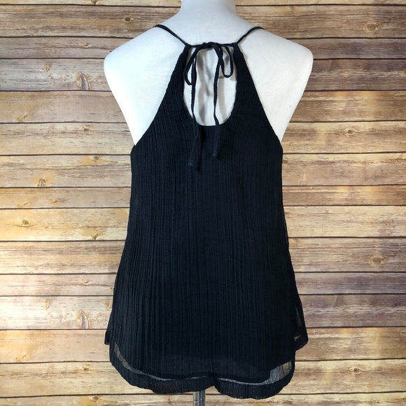 Urban Outfitters Ecote Navy Blue Sequin Tank Top - Picture 2 of 8